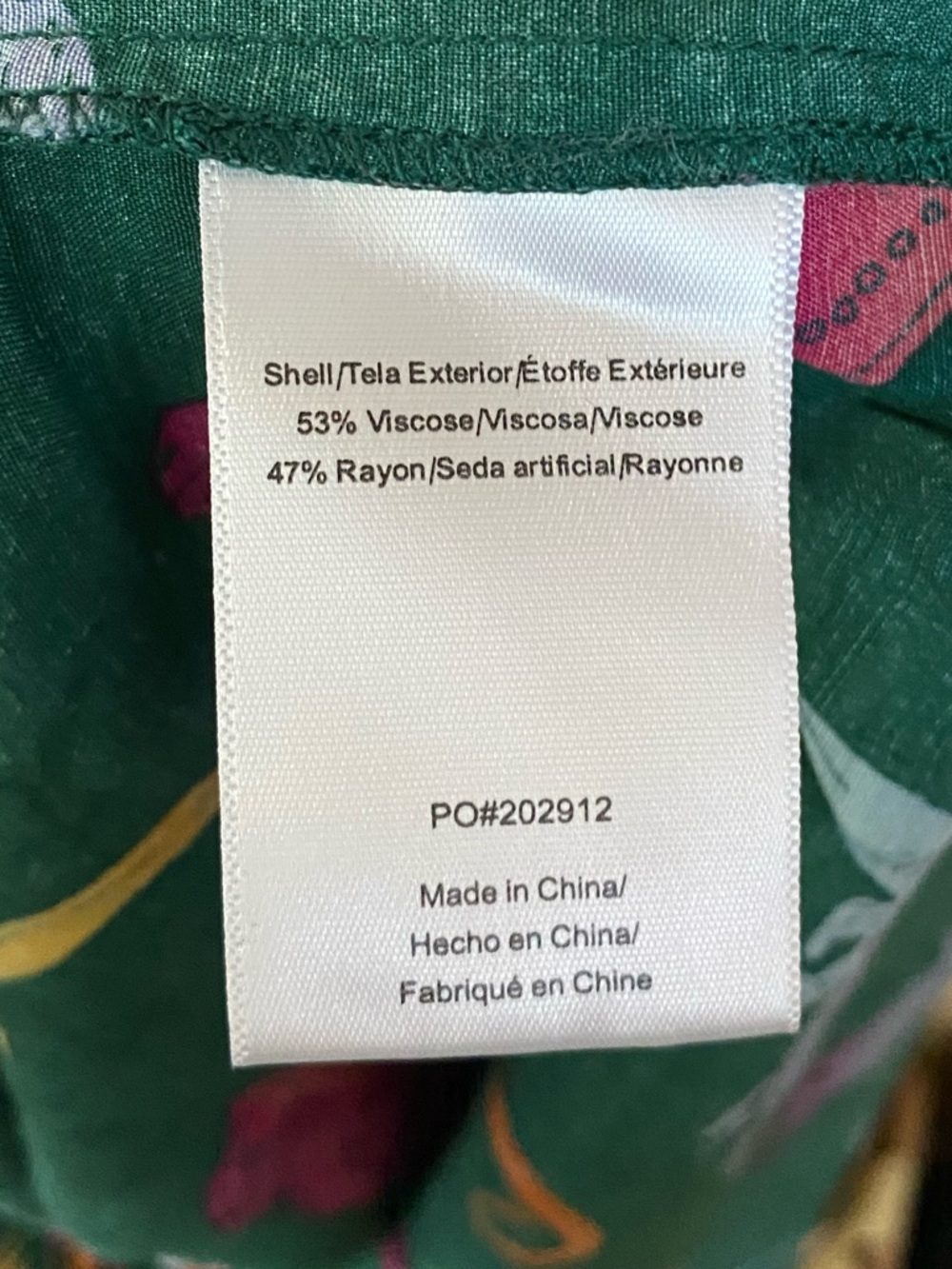 ModCloth chameleon print flowy green v-neck kaftan coverup dress plus size 3X - Picture 8 of 9